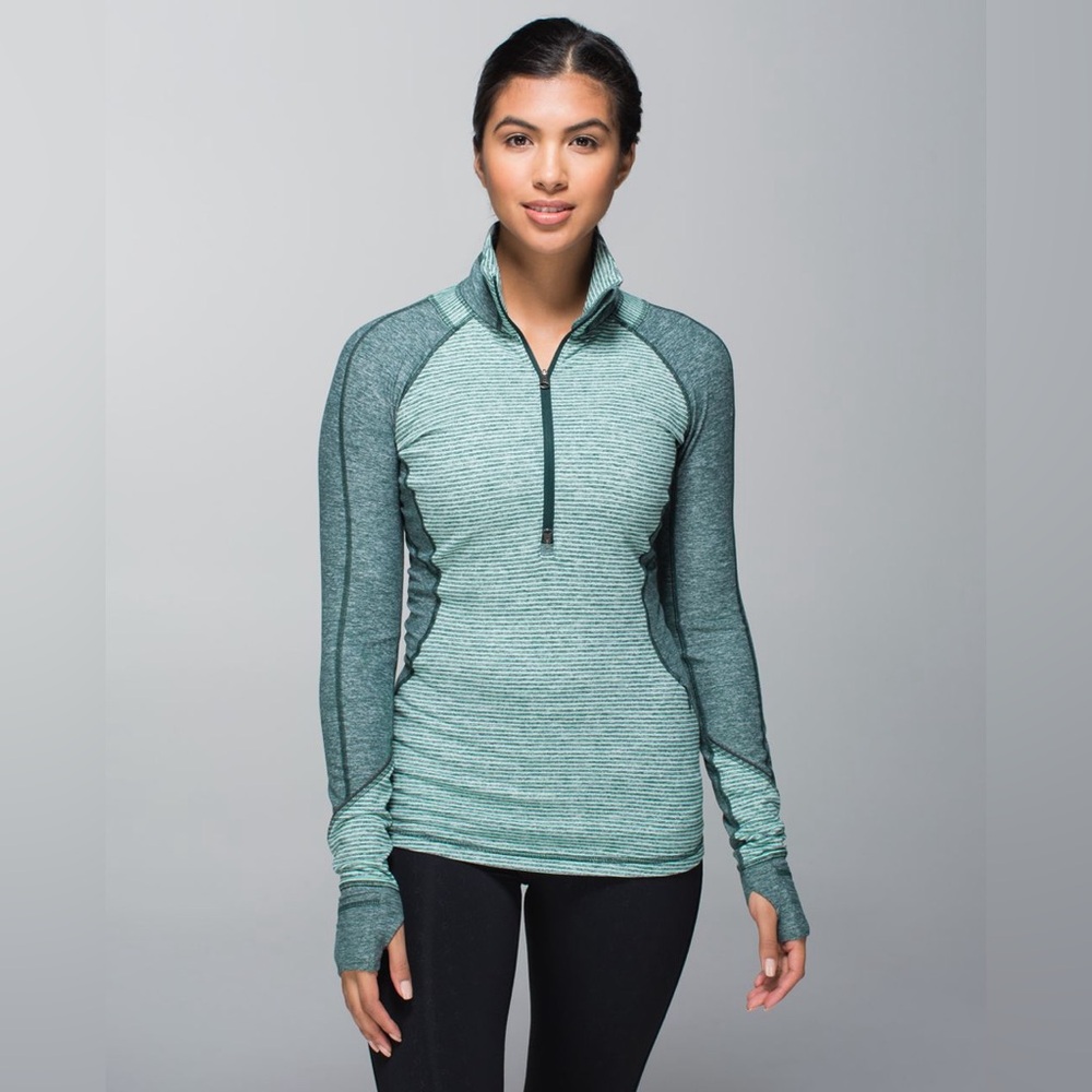Lululemon | Race Your Pace 1/2 Zip Pullover | Fuel Green |‎ Women’s Size 4